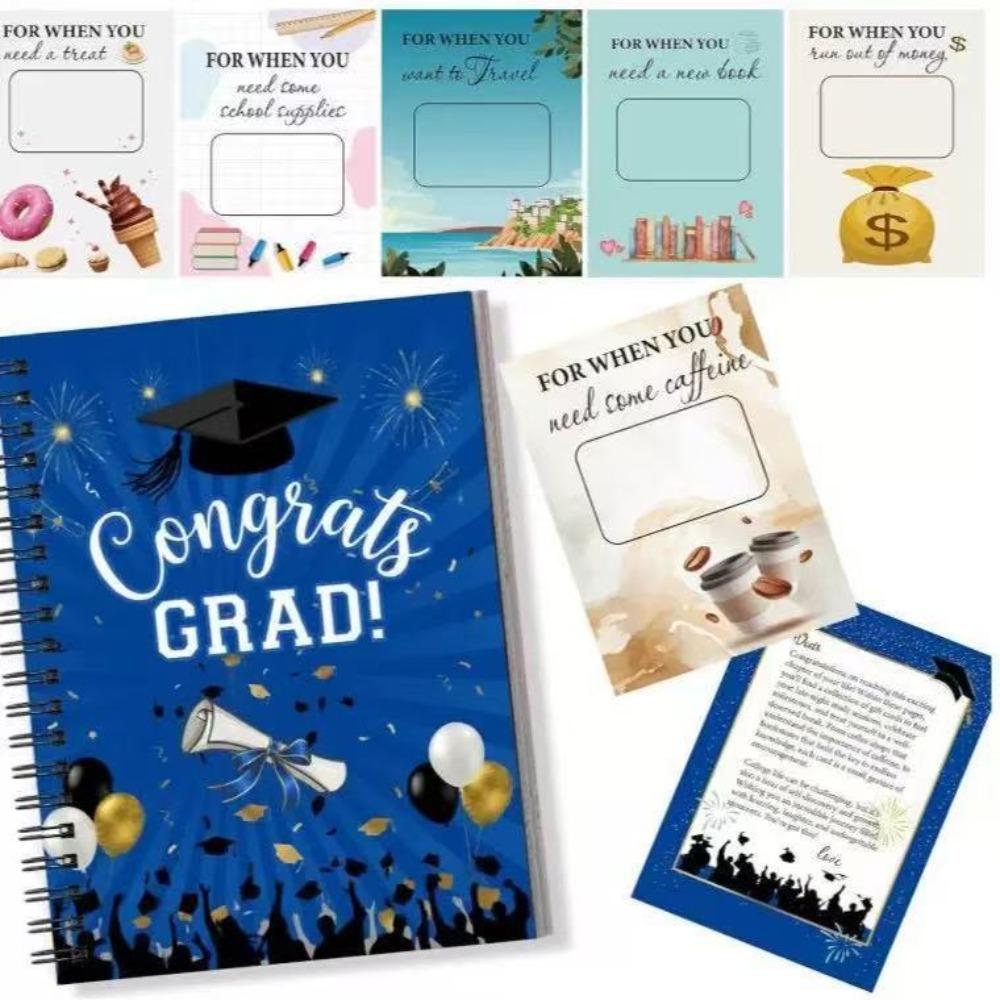 

24 Pages College Gift Card Book Graduation Gift College Survival Booklet Organizer Leaving Home B