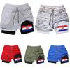 Croatia Flag Camouflage Muay Thai Kick Boxing Shorts Men Women Unisex Sportswear Double Layer Quick Dry Breathable Training Sport Gym Fitness Workout