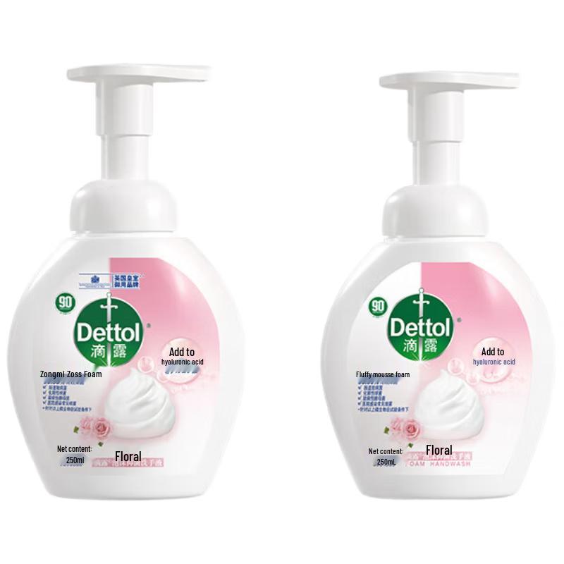 Dettol Floral Foam Hand Wash with Hyaluronic Acid