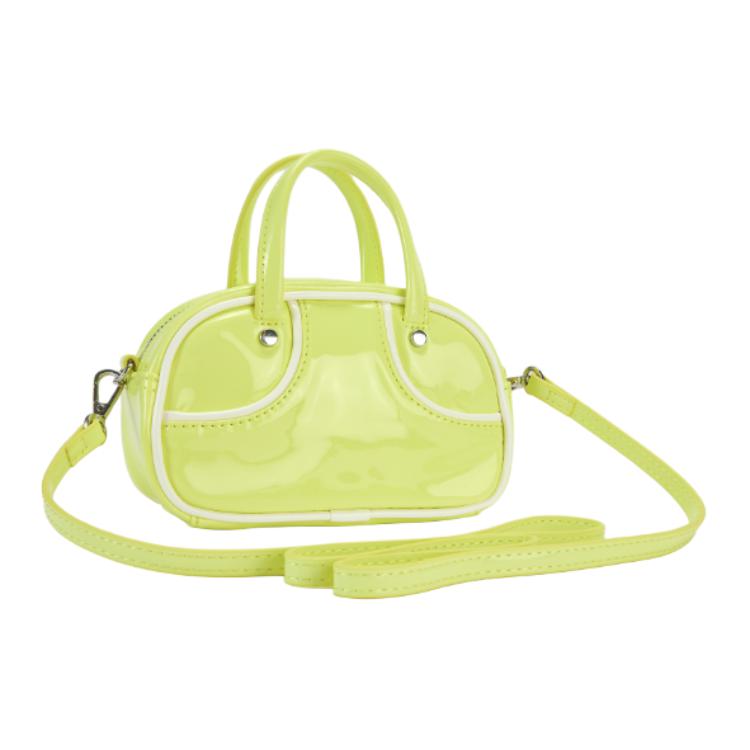 New PUMA Polyester Bowling Bag, Handbag Women's Yellow 091824-04