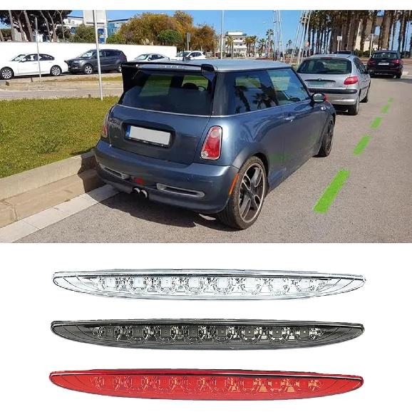 LED High Tail Third Stop Brake Light Lamp, 3rd High Mount Brake Rear Stop Tail Light, Compatible with Mini Cooper R50, R53 2002-2006, Replace