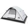 Dome Family Tent for 6 Persons White Blackout Waterproof