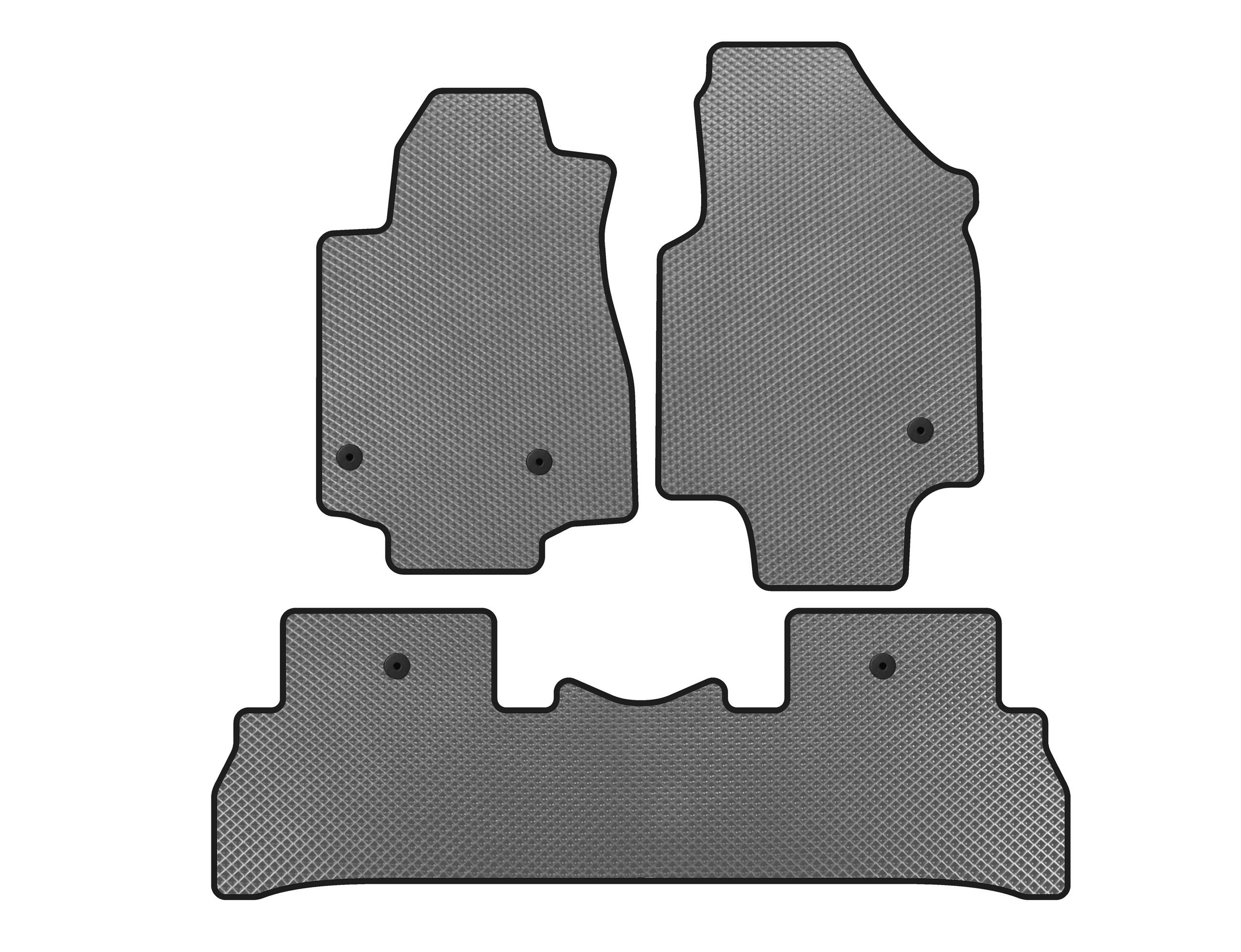 

EVA mats (2008-2012, 7-seater, Grey) for Honda Pilot