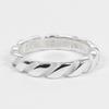 TIFFANY&Co. Twist vintage Ring Silver925 #5.4(US Size) 3.1g Women Used