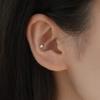 925 Silver Oval Bean Piercing