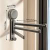 Towel Rack No Drill Suction Cup 3 Bar Wall Mounted Towel Hanger Strong Bathroom Kitchen Space Organizer Hanging Towel Rack