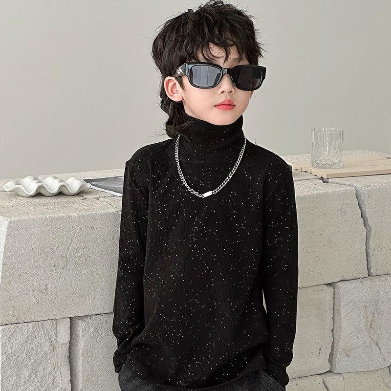 Chlapecká retro puntíkovaná souprava - Podzim 2025 Streetový styl Formální oblečení na narozeniny