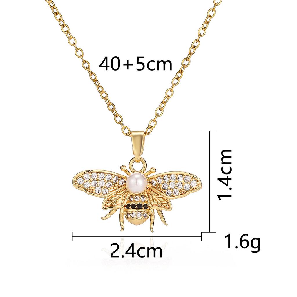 Women's Butterfly Necklace with Colored Zircon: Elegant Titanium Steel Clavicle Chain, Non-Fading, European & American Style