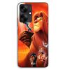 Telefoonhoesje - MANIACASE - Xiaomi Redmi 13C 5G - Siliconen TPU - Patroon De Leeuwenkoning - Zwart