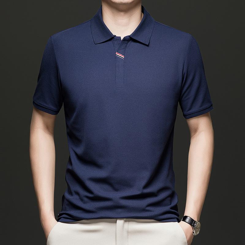 Men's POLO Shirt Short Sleeve Lapel Premium Casual Business T-Shirt Men's Dad Clothes