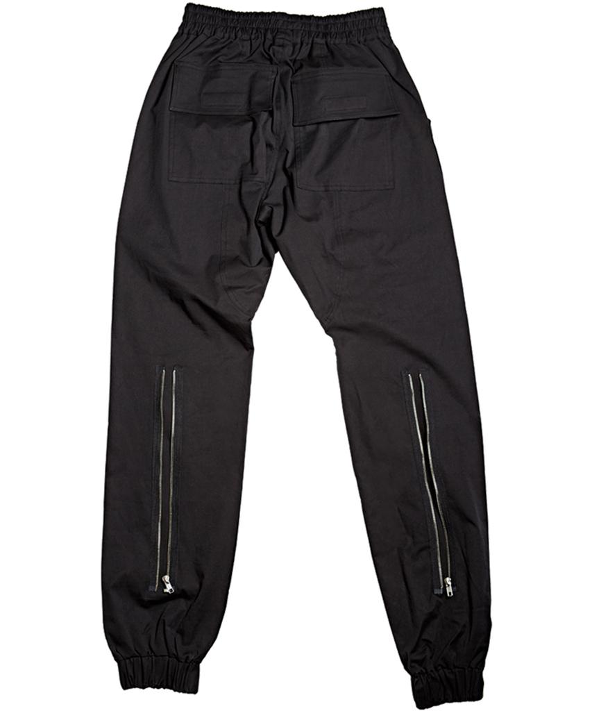 ZHOUERO Zwarte Joggingbroek met Rits