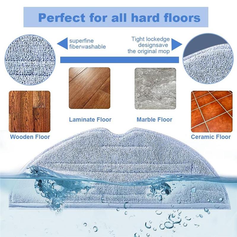 YCOC-For Roborock S7 Maxv Ultra / S7 Pro Ultra Vacuum Cleaner Main Side Brush Mop Cloth Hepa Filter Dust Bags Accessories