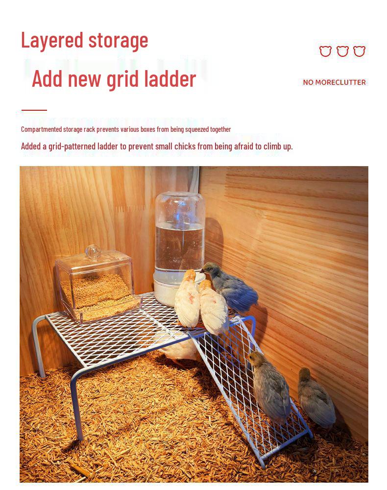Rooster Ornament Shelf & Chicken Coop Feeder Platform