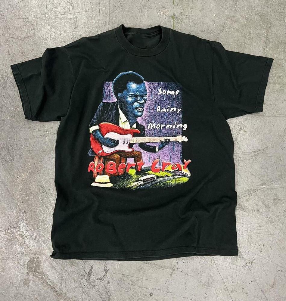 Vtg The Robert Cray Band Some Rainy Morning Cotton Black Full Size Shirt Unisex T-Shirt XL
