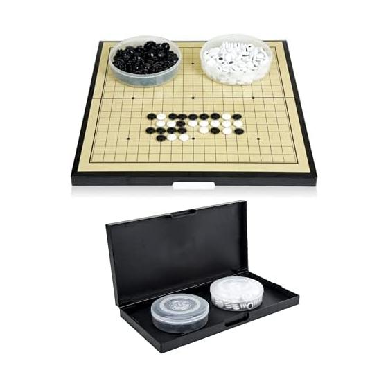 Go Portable Go Board Folding Go Set Magnet 19 Road 19 Road Board 37 X 37cm For Beginners and Professionals