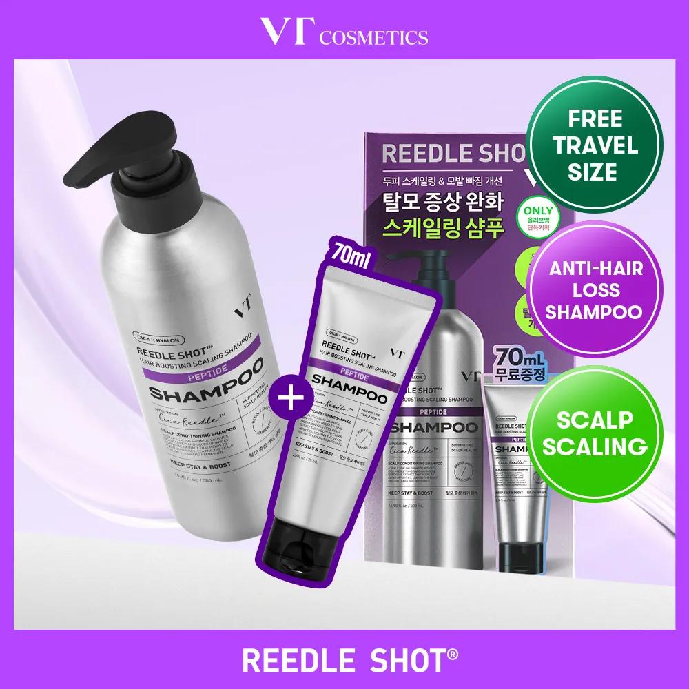 VT Reedle Shot Hair Boosting Scaling Shampoo 500ml (Set/Single)