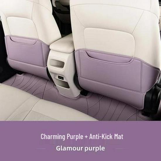 Star Wish Car Rear Seat Anti-Kick Mat - Anti-Stain Protection Seat Back Cover