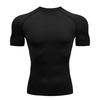 Sports T-shirt Men's Quick Drying Short Sleeved Sports T-shirt Top Gym Fitness Tight Fitting Shirt Training Running T-shirt Men'