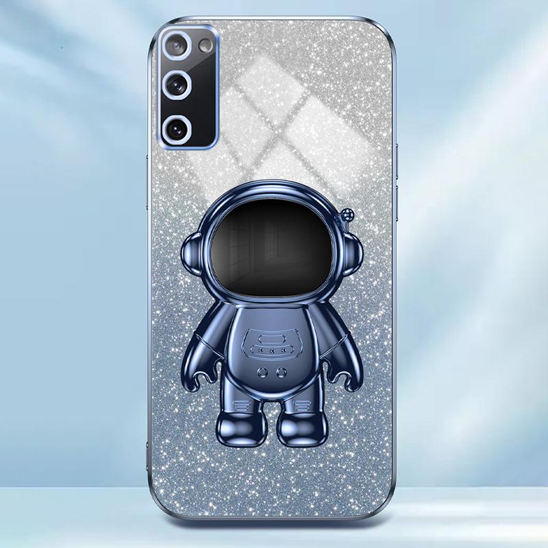 For Samsung Galaxy S20 FE 2022/S20 Lite/S20 FE 5G/S20 FE Astronaut Kickstand Phone Case PC+TPU Cover