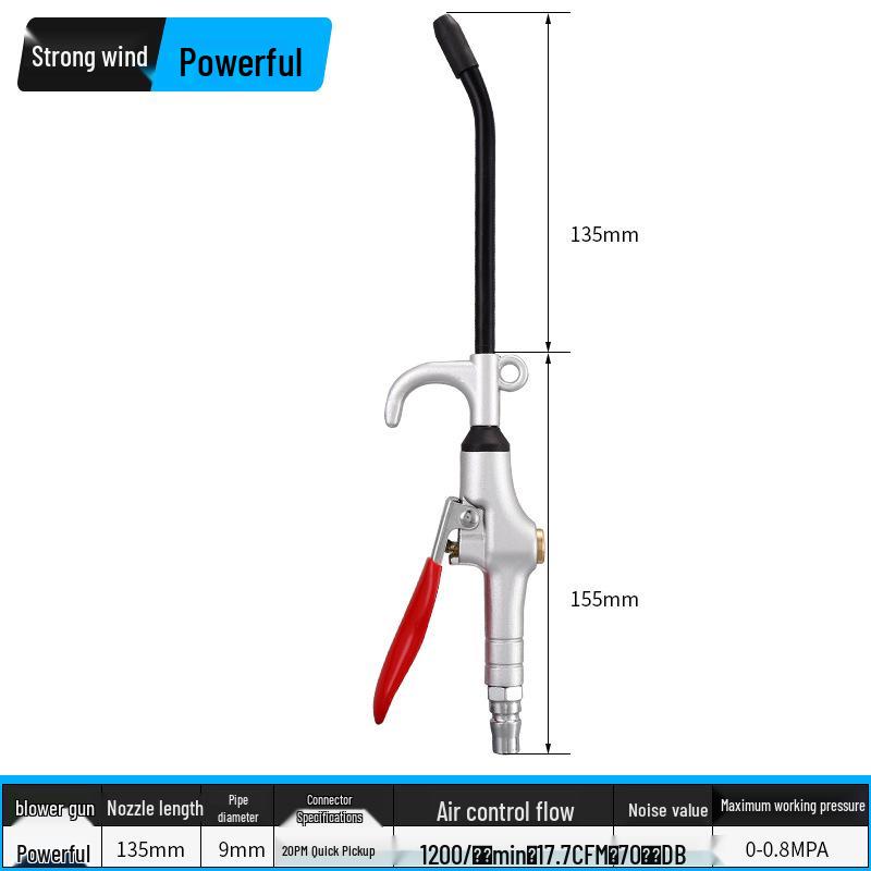 High-Pressure Air Duster Gun for Dusting and Blowing