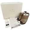 Used 180053 Current Condition Prada Sandals 35.5cm Brown