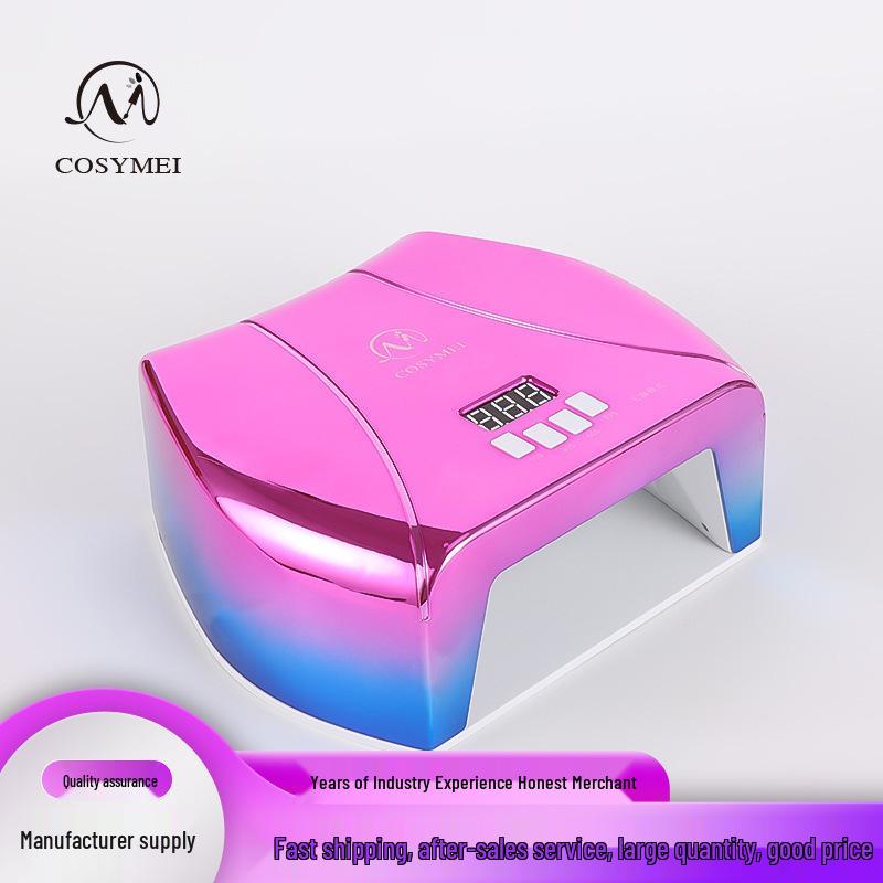 Portable LED Blue Smart Induction Manicure Lamp with Quick-Dry Gel Curing & Four-Speed Timer