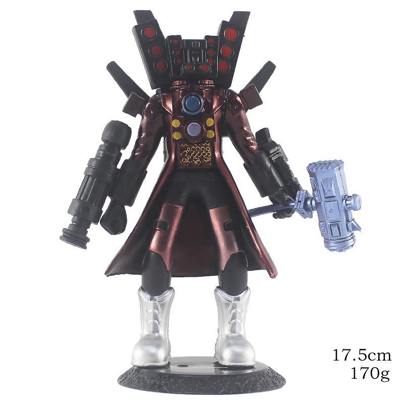 

Аниме Skibidi Toilet Man Titan Clockman Фигурка Игрушка для детей Взрослый подарок на день рождения Фигурка Коллекция Кукла