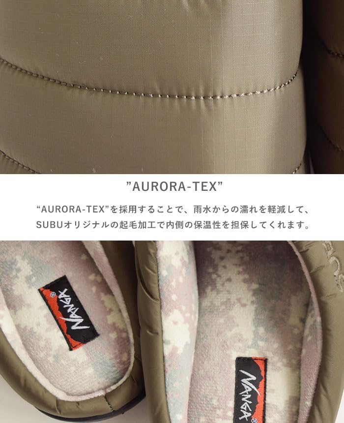 NANGA X SUBU AURORA TEX WINTER SANDAL [NANGA] (BROWN, 22.0-23.5cm)