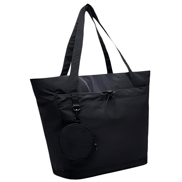 New Anta Fabric Tote Bag Shopping Bag Shoulder Bags Unisex Basic Black 192448128R-1