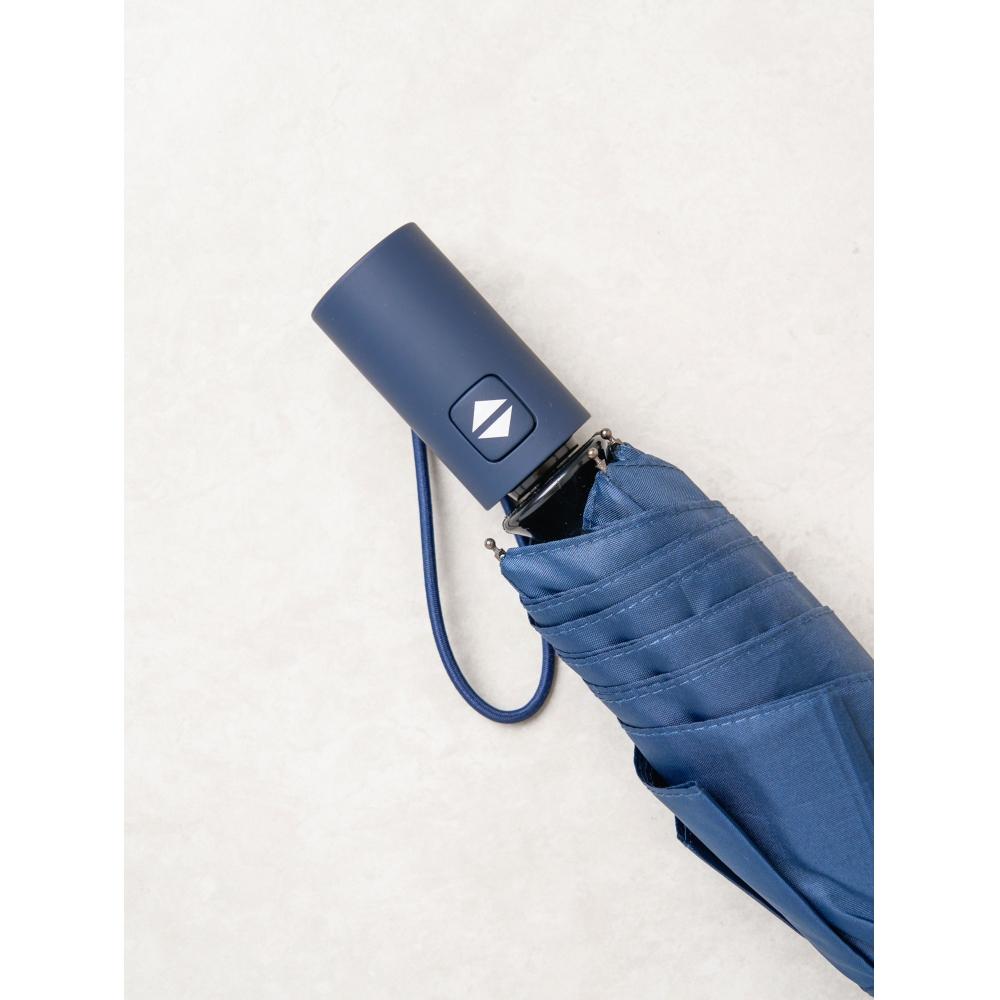 Daiso Ensfarget Helautomatisk 3-lags Paraply 6k 53 Cm Marineblå