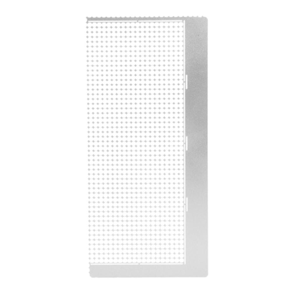 DIY Verktøy Diamant Linjal Verktøy Mesh Linjal DIY Tegning Rustfritt Stål Linjal med 1020 Tomme Rutenett