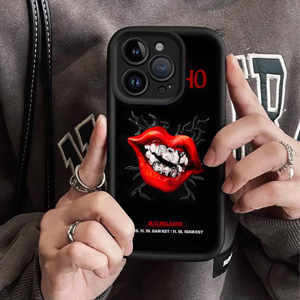 B-Baby M-Monster K-Kpop Phone Case For IPhone 17 16 15 14 13 12 11 Air Plus Pro Max Soft Back Cover iPhone 16 pro