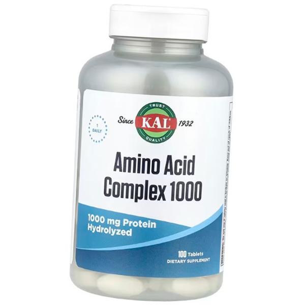 

Аминокислотный комплекс, Amino Acid Complex 1000, KAL 100таб (27424003) 100tab