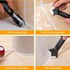 9Pcs Caulk Nozzle Applicator Multi Purpose Tool Kit with Scraper Sealant Remover for Bathroom Kitchen Projects