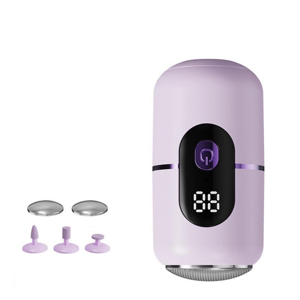 5 in 1 Foot Trimmer Rechargeable Electric Callus Remover Portable Foot Grinder  Foot Care фиолетовый