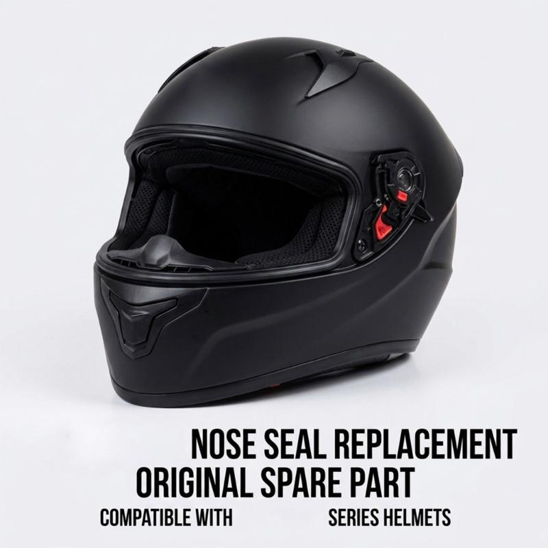 ABS Helmet Nose Guard Replacement Insert for Nose Area Wind Deflection, Daily Commute Comfort, and Short Trip Helmet Interior Service