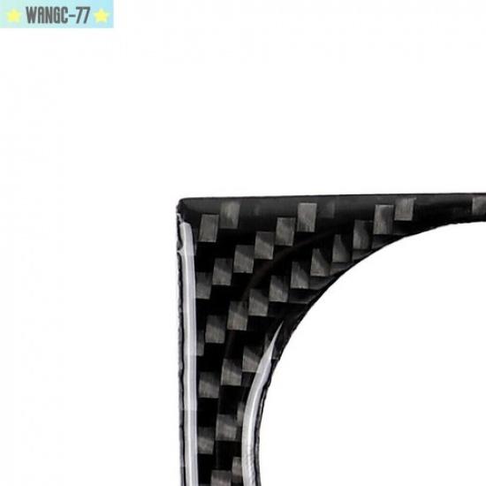 Carbon Fiber For LEXUS IS250  IS350 2014-2018 Center Console Clock Frame Trim