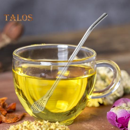 Straw Spoon 3 In 1 Stainless Steel Straw Spoon With Filter Detachable Head Food Grade Reusable Eco Friendly Stirrer Cocktails Loose Tea Iced Coffee