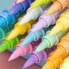 10pcs Straight Liquid Acrylic Pen Tip, Soft Tip, No Need To Press, Student Painting , Color Stacking Pen Tip
