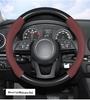 Genuine Leather Steering Wheel Cover for Qoros 3, 3 SUV, and 5 SUV - Four Seasons Universal Fit
