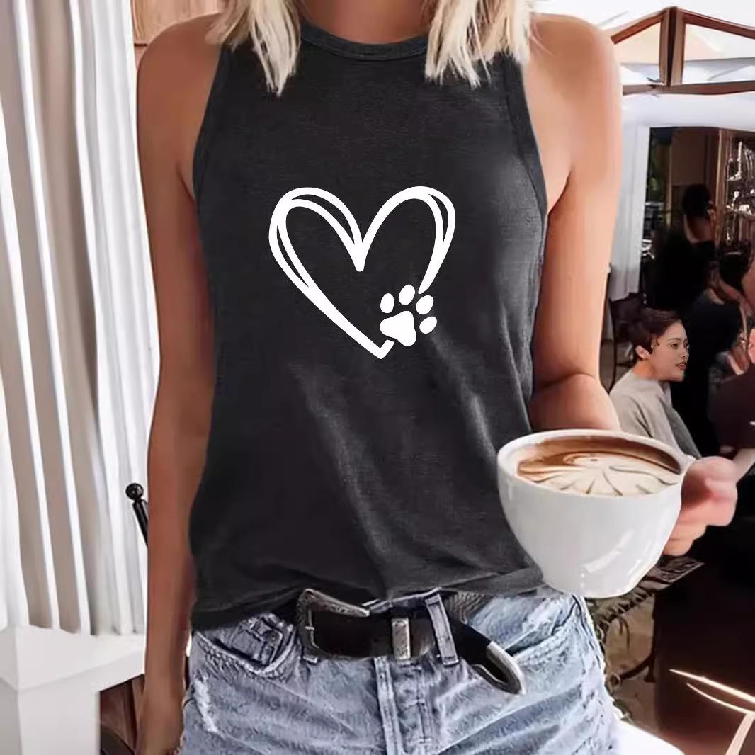 

Round-neck Women s Vest for Spring and Summer Casual Wear XXL темно-синього кольору