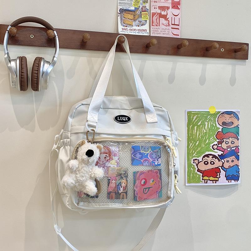 Women's bag large capacity pain bag new handbag Korean version fashionable sweet shoulder bag messenger bag backpack