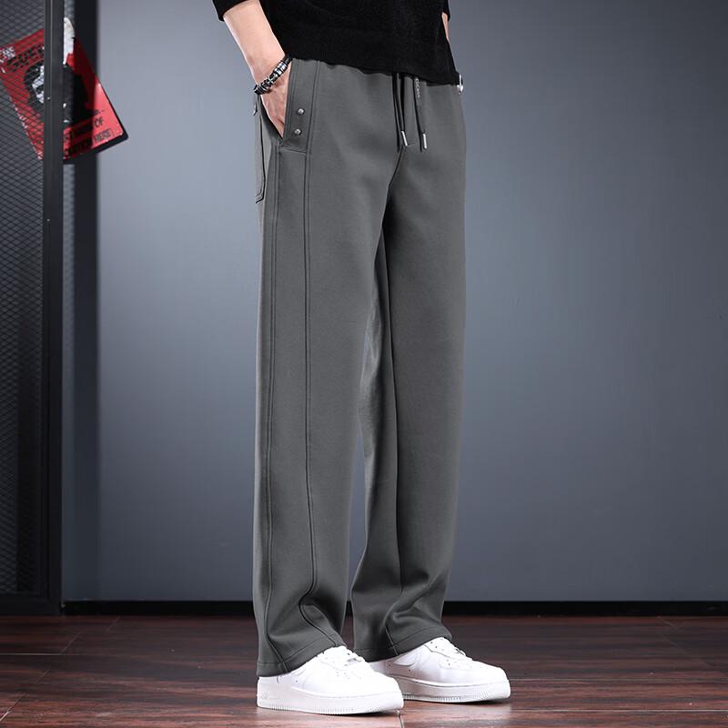 Męskie luźne spodnie dresowe Jielino w stylu amerykańskim, z prostymi nogawkami