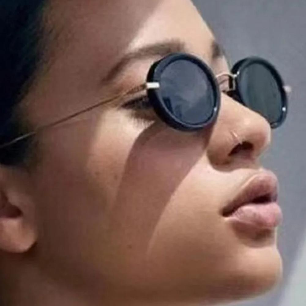 Retro Oval Sunglasses for Women Fashion Luxury Vintage Round Shades UV400 Protection Trending Sun Glasses