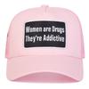 Unisex THEY'RE ADDICTIVE Embroidery Mesh Hip Hop Baseball Hat Hiking Caps Spring Summer Outdoor Leisure Hats Travel Accessories for Women Men