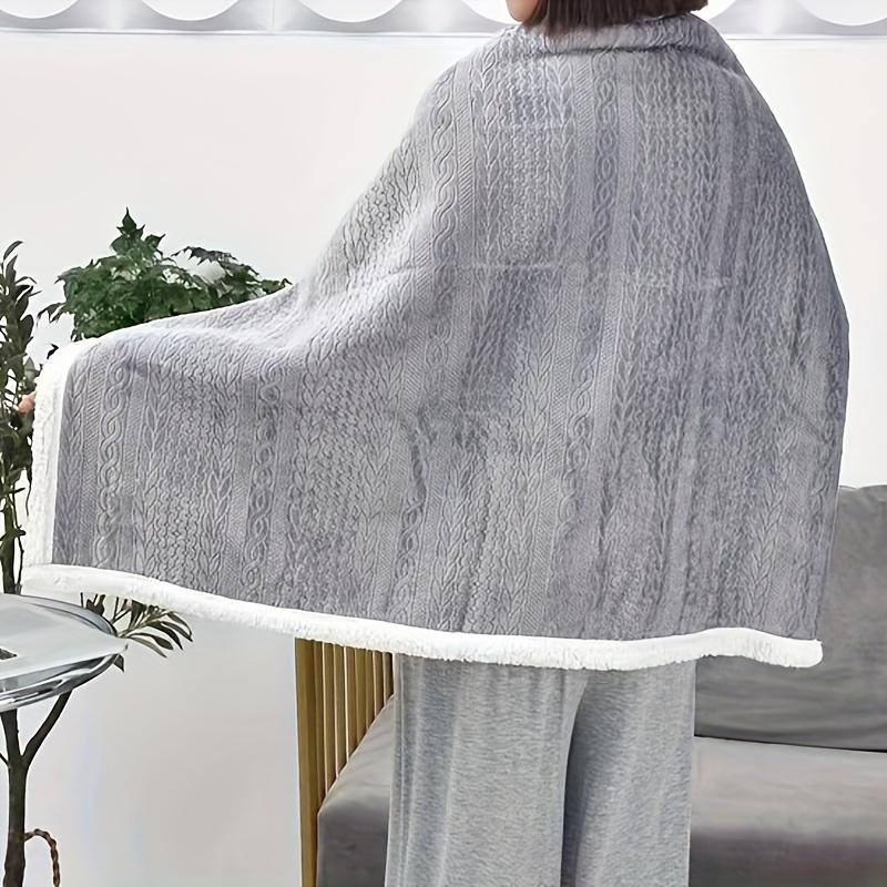 1pc Nap Blanket Wearable Cloak Leg Throw Blanket Sherpa Office Home Nap Shawl Blanket Lazy Blanket Wearable Blanket