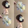 Butterfly Peony Flower Hairpin Women'S Hair Accessories Embroidery Hairgrips Flower Hair Claw Clips  Ornament Daily