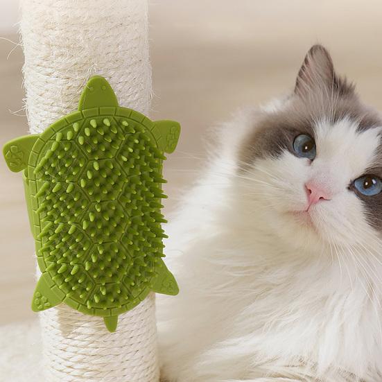 Cat Self Groomer Corner Cat Face Itch Scratching Brush Table Leg Self Massage Comb for Indoor Long Short Haired Kitten Cats