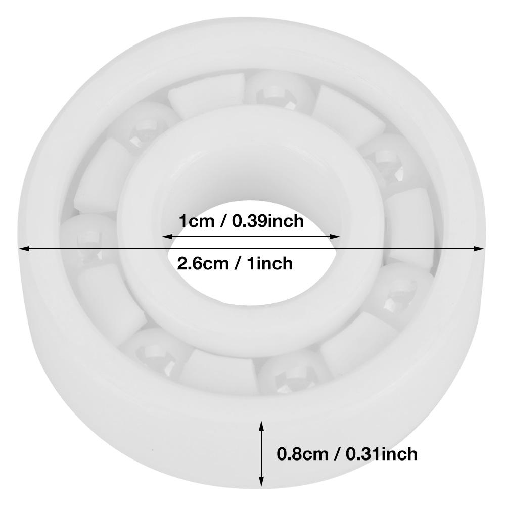 Rulment cu bile ZrO2 din ceramică completă de înaltă precizie 6000 10x26x8mm