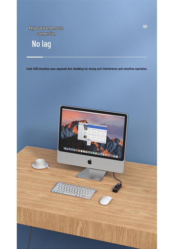 BIAZI USB-C to 4-Port USB 3.0 Splitter Docking Station